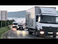 Kolone vozila na ulazu u Tešanj iz pravca Doboja zbog blokade saobraćaja