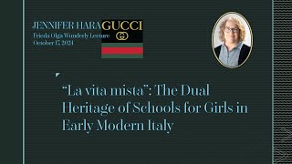 Frieda Olga Wunderly Lecture Fall 2024