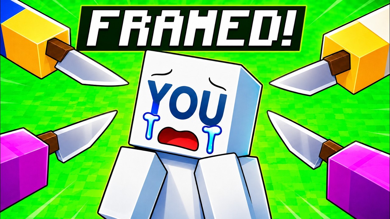 YOU were FRAMED in Minecraft!