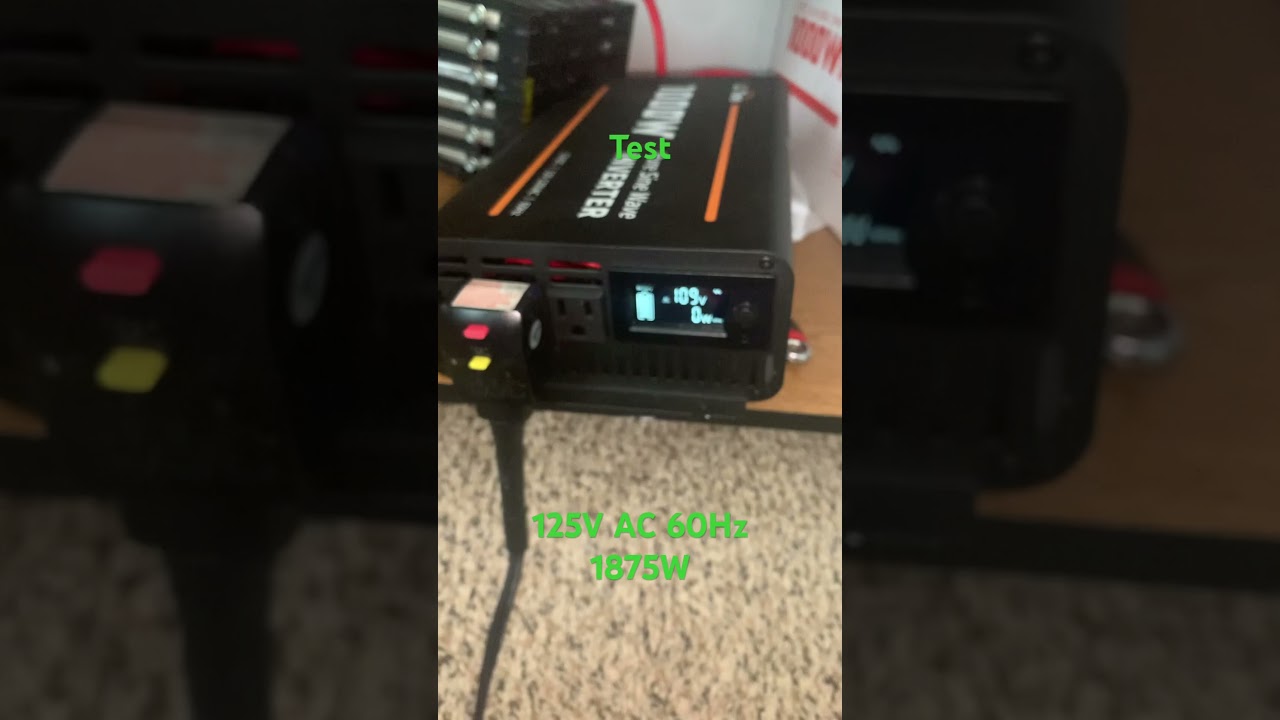 Testing CONAIR HAIR Dryer 125V 1875 W 60Hz