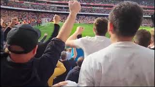 Arsenal 2 - 2 TOTTENHAM GOAL SON HEUNG MIN CELEBRATION