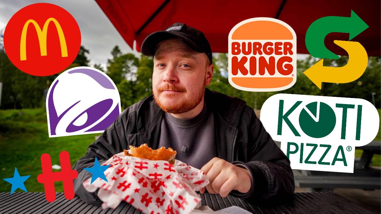 Testaan pikaruokaloiden annokset joita en ikinä tilaa!