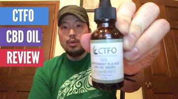 1-week review of using CBD Oil  (CTFO Review)