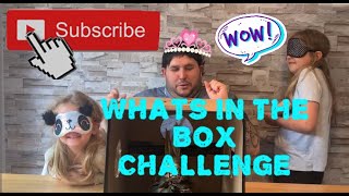WHATS IN THE BOX CHALLENGE 2020 || DAD IS LIKE A BIG BABY **WATCH TIL THE END...HAHA**
