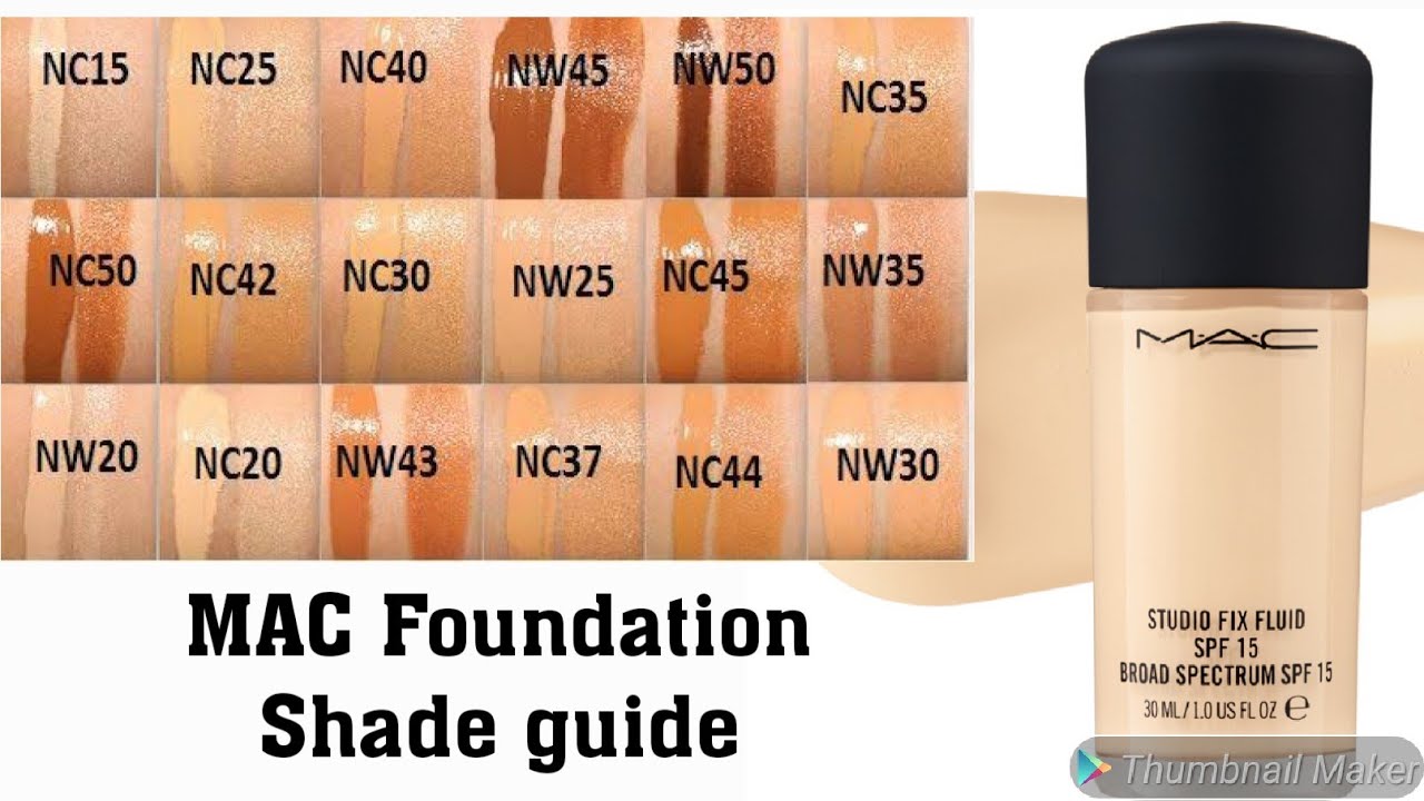 MAC Studio Fix Fluid Foundation SPF15, NC30, 1 Oz 