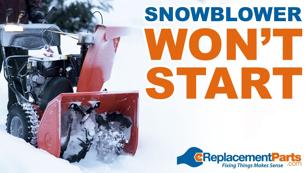 Snowblower Troubleshooting: Why Your Snowblower Won't Start