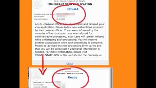 Refused to Ready NVC Ceac status - What Does it mean ?    ( 221g )  US Immigration screenshot 5