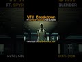 ✅ CGI Bat VFX Breakdown: Blender 3d ft. Spyderfy Add-on #shorts