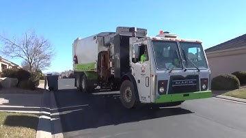 Republic Services Mack Labrie Automizer- 1st CNG ASL in Southern Utah