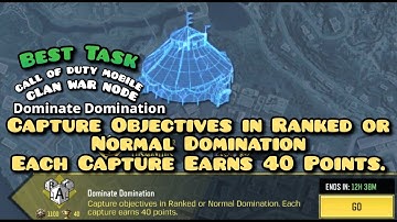 Capture Objectives in Ranked or Normal Domination. Each Capture Earns 40 Points.Call Of Duty Mobile