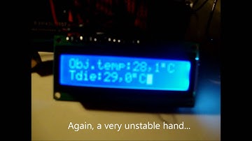 Playing with a TMP006 Infrared  Thermopile Sensor