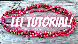 How to Make a Hypericum Berry Lei!