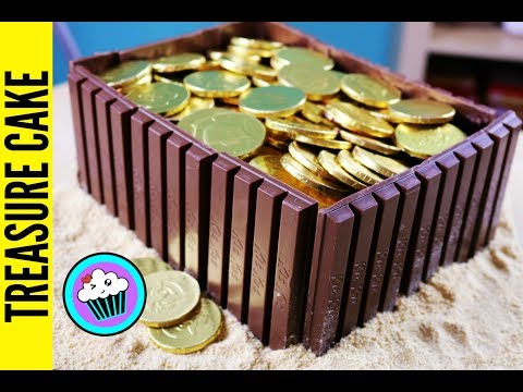 EASY Pirate Treasure Chest Cake | Pinch of Luck