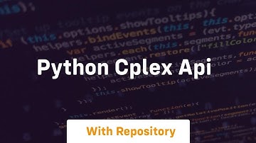 python cplex api