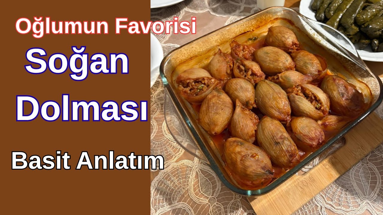 Soğan Dolması Tarifi || Çok Pratik Soğan Dolması Tarifi || Çok Pratik