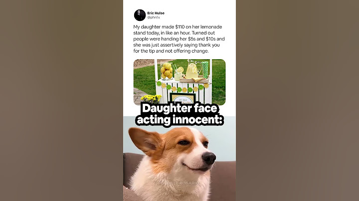 Dad can't believe his daughter did this 😂