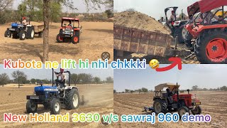 New Holland 3630 v/s sawraj 960 v/s kubota