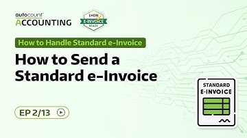 How to Send a Standard e-Invoice | How to Handle Standard e-Invoice | 19