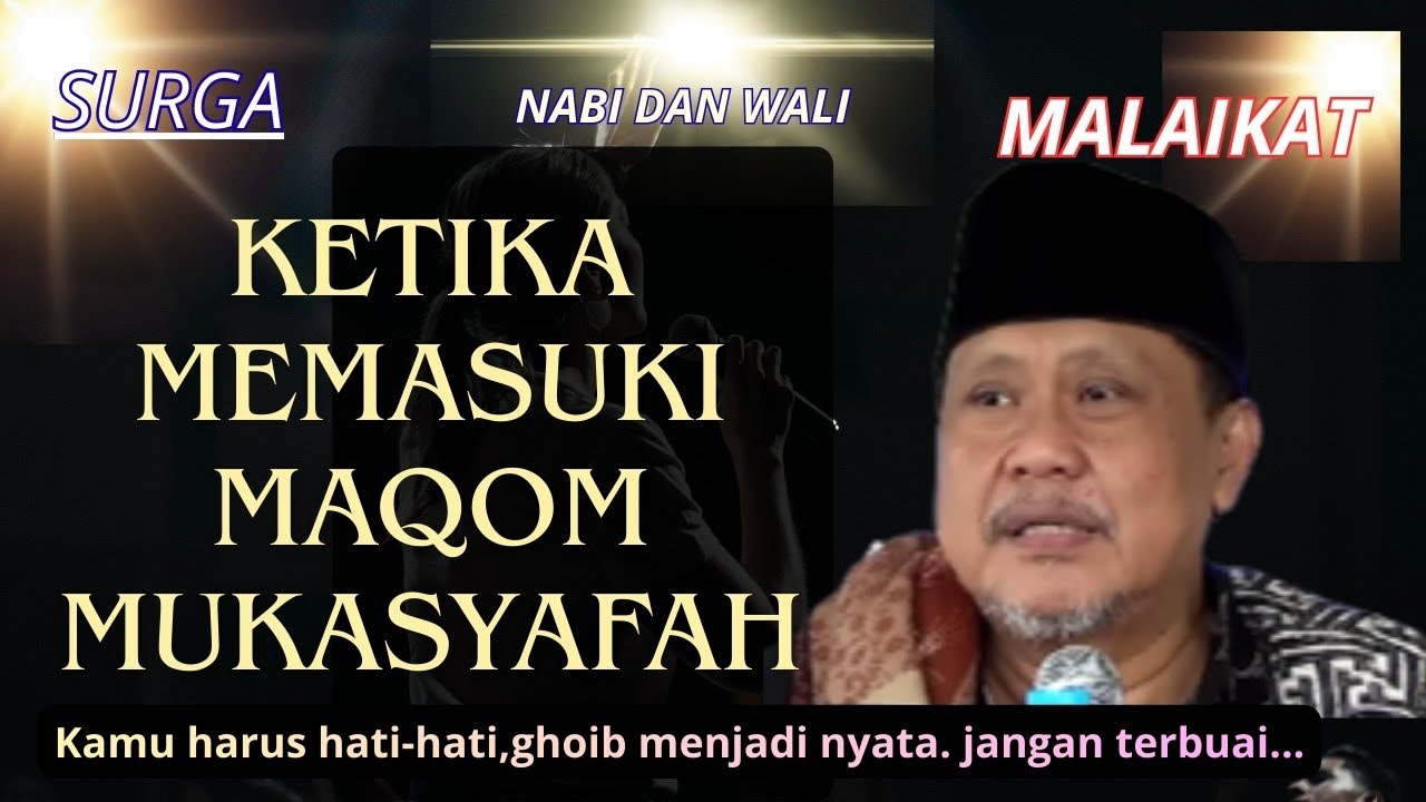 JEBAKAN ALAM MUKASYAFAH, SEMUA PERKARA GHOIB MENJADI TERLIHAT NYATA, SURGA,BIDADARI,HANTU,MASADEPAN