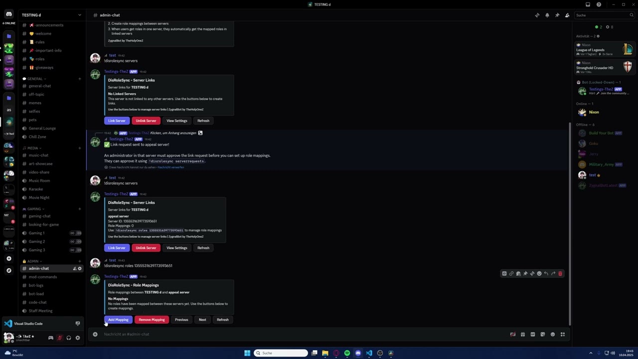 🌀 Sync Roles Across Discord Servers Instantly with DisRoleSync! 🔗