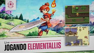 Jogando ELEMENTALLIS, Zeldinha-like onde você controla elementos