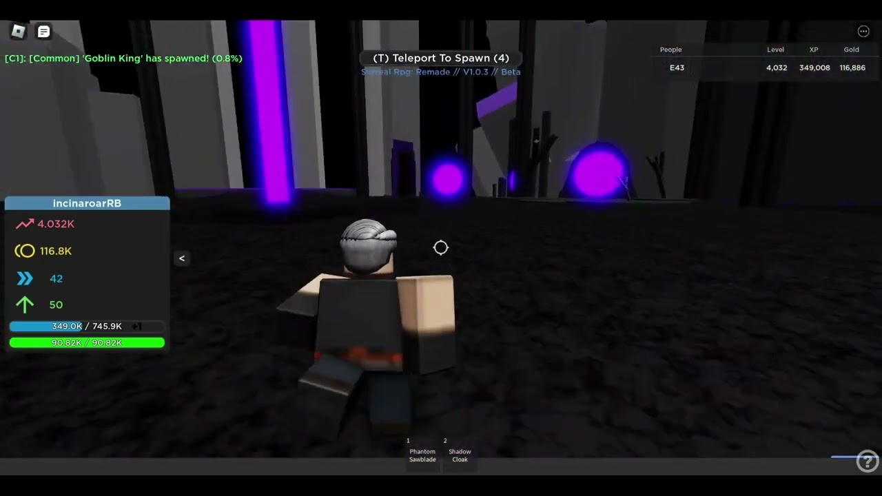 Scourge Part 2 Update showcase! (Roblox Surreal Rpg: Remade!)