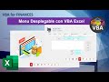 Menu Desplegable con VBA Excel