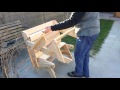 Le banc-table picnic de jardin Le banc-table picnic de jardin