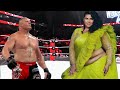 Iron man match brock lesnar vs fat maya