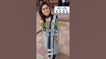 ECGC PO 2024 Notification OUT • Complete Details • Shivani keswani Shivani keswani #shorts