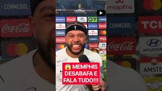 😱 MEMPHIS DEPAY DESABAFA E FALA TUDO!!! #corinthians #futebol #libertadores #gavioesdafiel #memphis