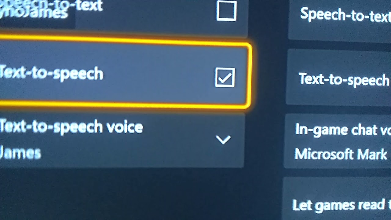 how to make xbox text to speech moan