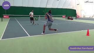 Tennis Drills Inside Out Forehand