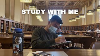 Study with me at the library (USC) | 1 hour real time with background noise screenshot 1