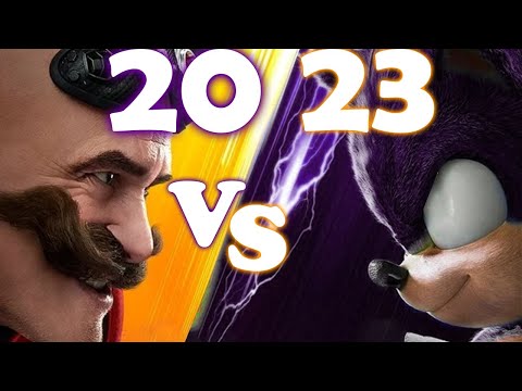 Evolution of Dark sonic vs Eggman 2023
