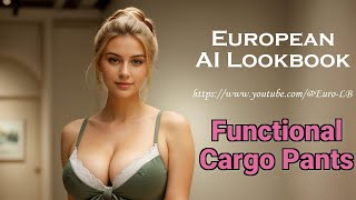 [4K] European AI Lookbook- Functional Cargo Pants