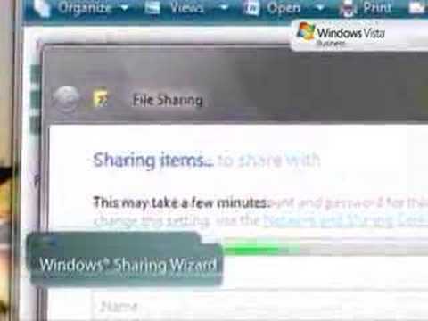 Microsoft Windows Vista Tip - Sharing