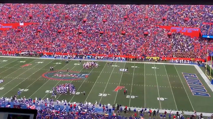 88,000 Fans rock to Tom Petty’s “I Won’t Back Down.” in the Swamp in Gainseville