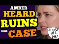 Amber Heard RUINS her Case AGAINST DEPP, LOSING in the DETAILS!
