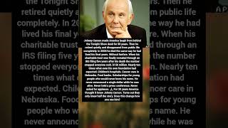 He Died in 2005. Five Years Later the World Found Out What He Had Been Hiding. He Died in 2005. Five Years Later the World Found Out What He Had Been Hiding.