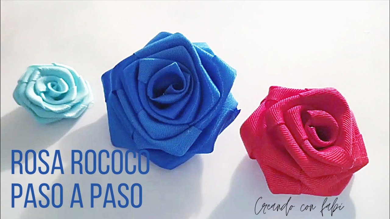 ROSA ROCOCÓ DE LISTON PASÓ A PASO