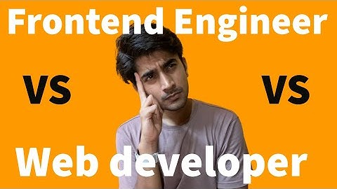 Frontend engineer vs web developer vs ui developer #frontendengineer #uidesigner #webdevelopment