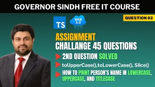 45 Questions Typescript Assignment || 2nd Question Solved