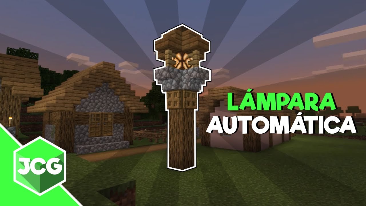 LAMPARAS AUTOMÁTICAS ~ TUTORIAL MINECRAFT 