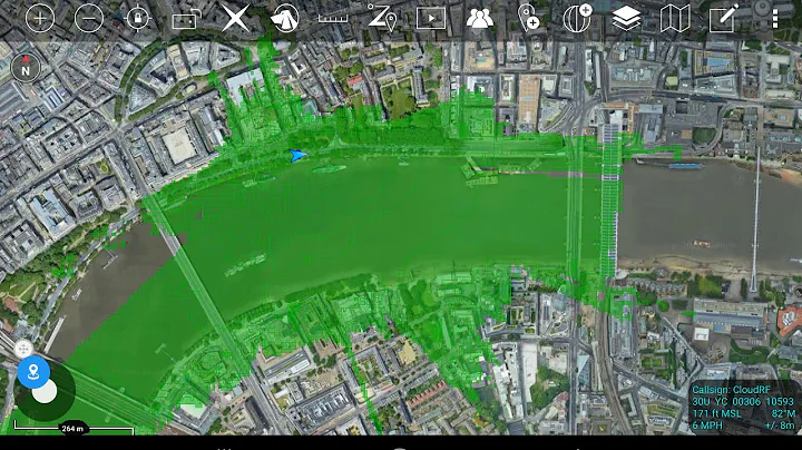 Early ATAK + CloudRF  integration demo