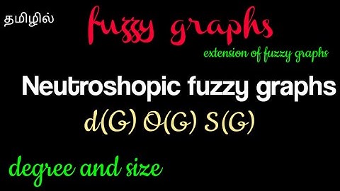 Degree and order of Neutroshopic graphs | svn-graph | #fuzzygraph @17matboy