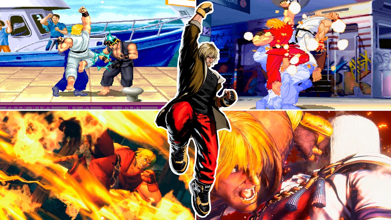 Ken Masters: Super Combo & Super Art Evolution (1994 - 2026) - YouTube