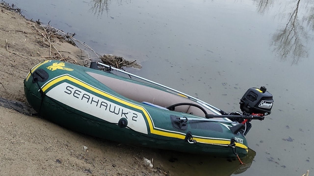 INTEX SEAHAWK 2 + Coleman 2.6 Full Throttle Max Speed 10mph