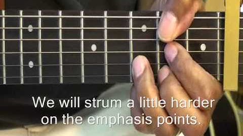 Guitar Close Up #2 D U D U 16th Note Strumming Pattern Lesson Tutorial