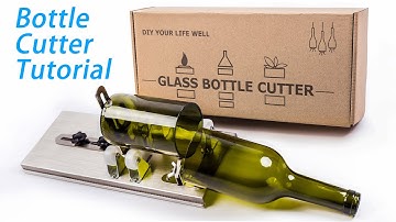 Glass Bottle Cutter Instructions-How To Cut Glass Bottle With This Tool/Glass bottle cutting machine